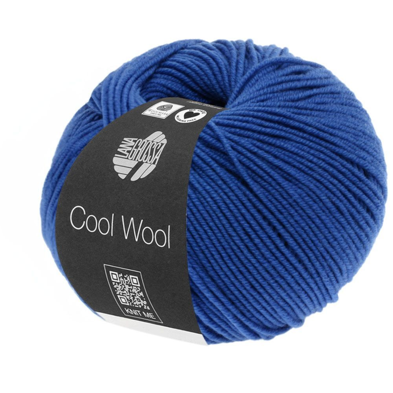 Lana Grossa Cool Wool 555 Azul cobalto