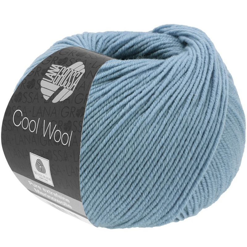 Lana Grossa Cool Wool 2102 Azul gris