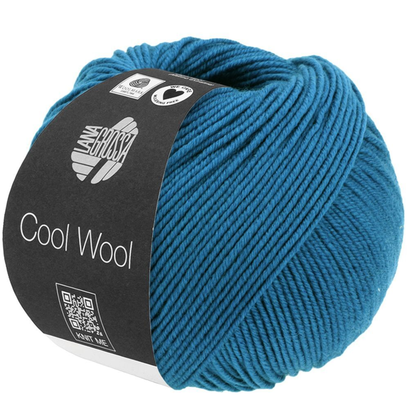 Lana Grossa Cool Wool 2108 Azul petróleo