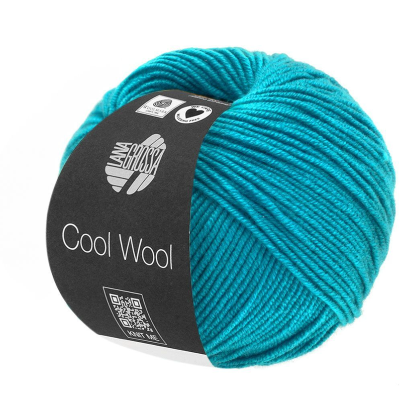 Lana Grossa Cool Wool 2036 Azul celeste