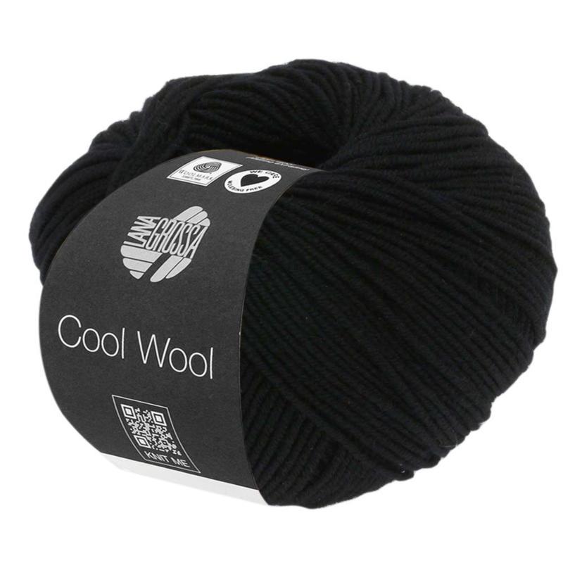 Lana Grossa Cool Wool 433 Negro