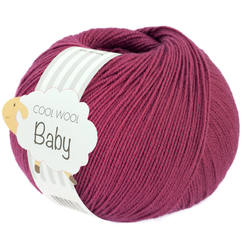 Lana Grossa Cool Wool Baby 330 Rojo indio