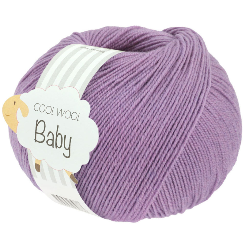 Lana Grossa Cool Wool Baby 328 Púrpura