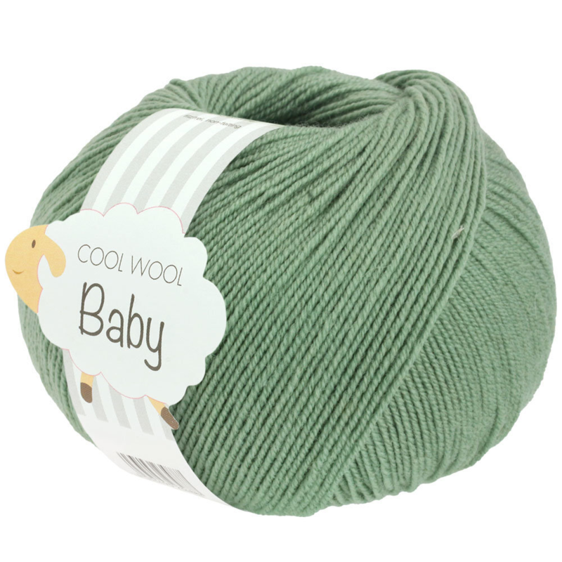 Lana Grossa Cool Wool Baby 297 Verde reseda