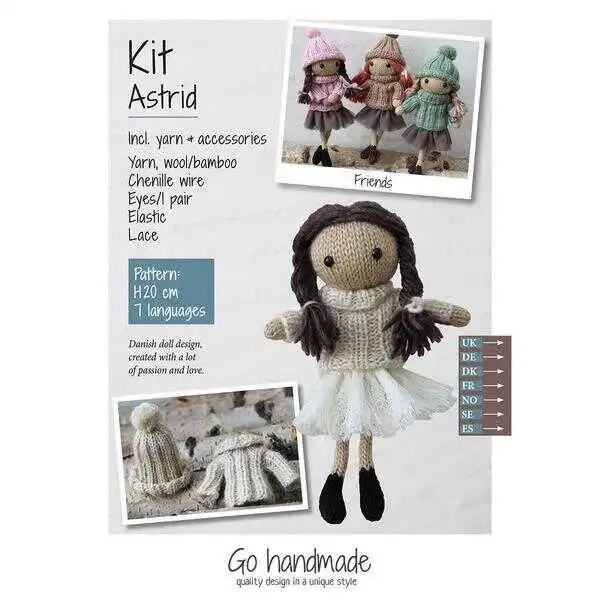 Go Handmade kit de tejer Astrid