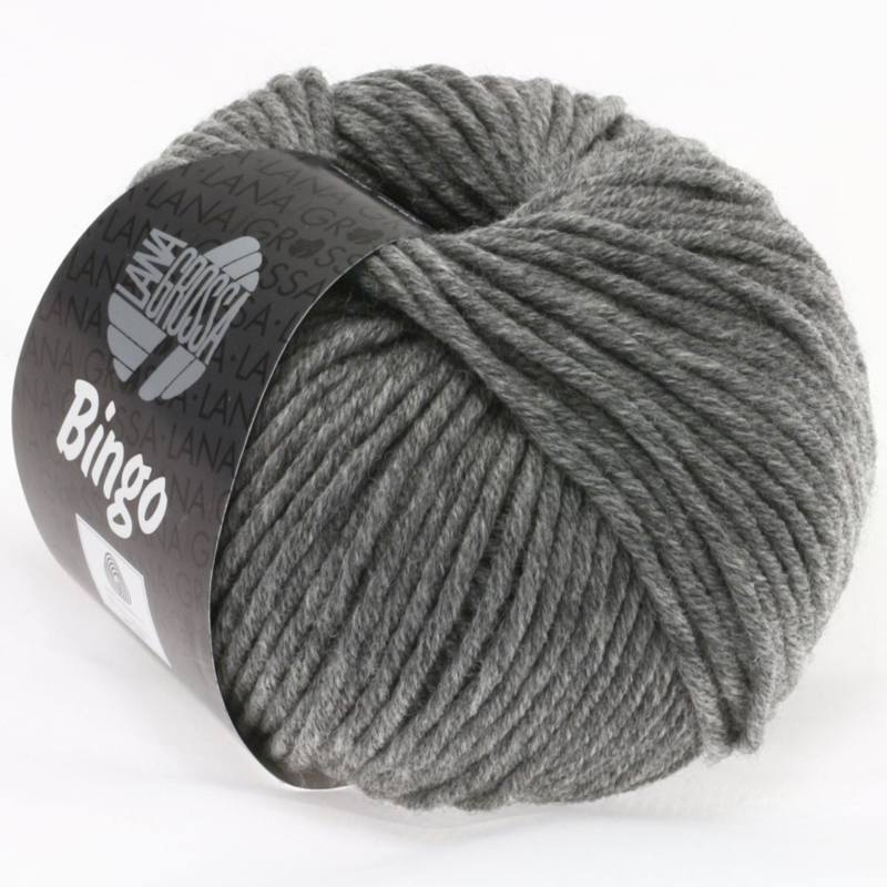 Lana Grossa Bingo 120 Gris oscuro jaspeado