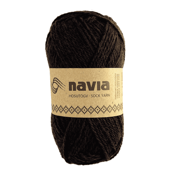 Navia Sock Yarn 505 Marrón oscuro