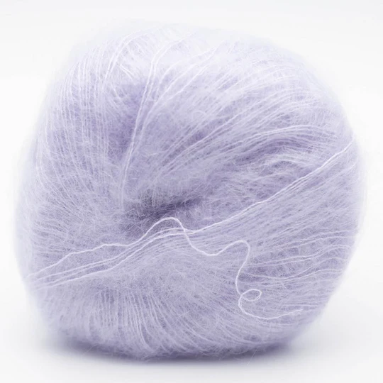 Kremke Soul Wool Silky Kid 14-4110 Lila pálido/azul