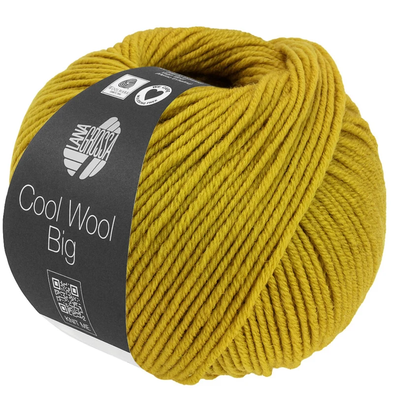 Lana Grossa Cool Wool Big 1039 Amarillo mostaza