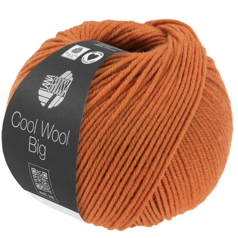 Lana Grossa Cool Wool Big 1036 Marrón anaranjado