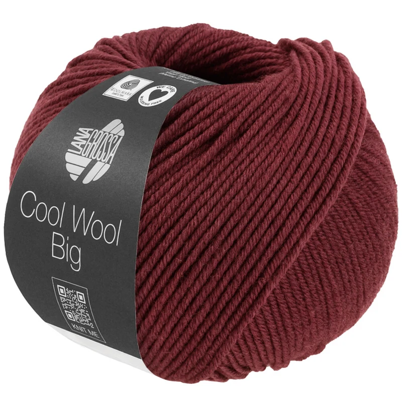 Lana Grossa Cool Wool Big 1700 Rojo vino jaspeado