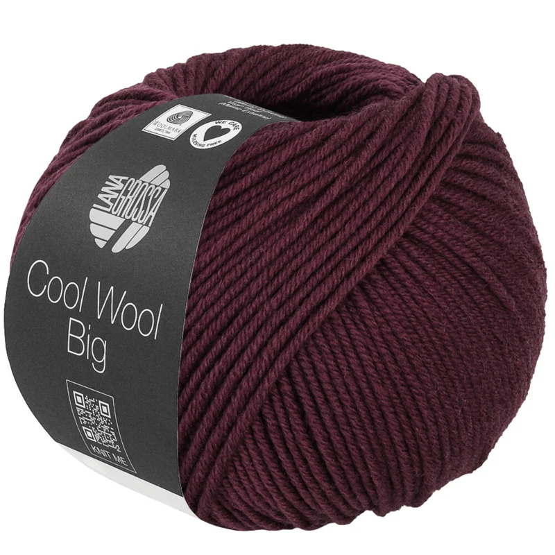 Lana Grossa Cool Wool Big 1044 Rojo negruzco