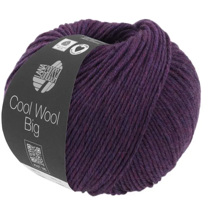 Cool Wool Big 1604 Púrpura oscuro jaspeado