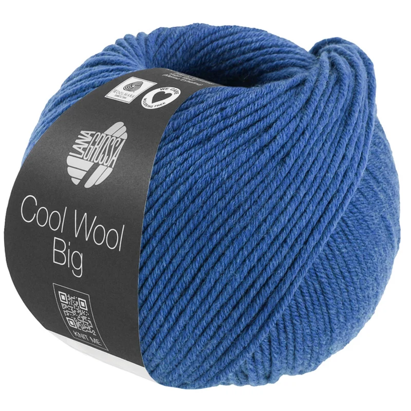 Lana Grossa Cool Wool Big 1703 Azul jaspeado