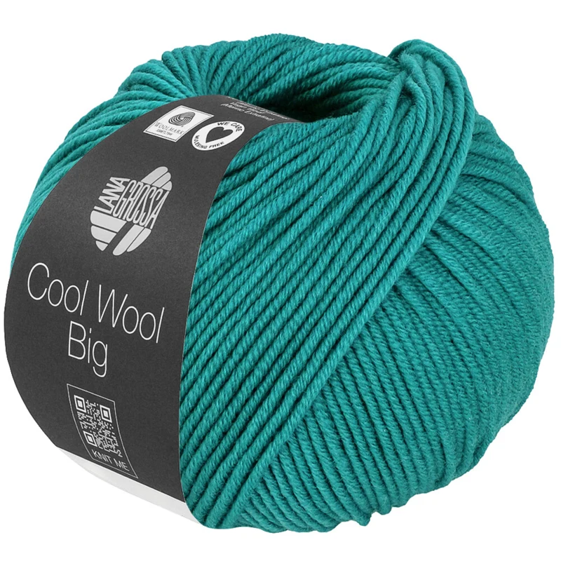 Lana Grossa Cool Wool Big 1043 Verde turquesa