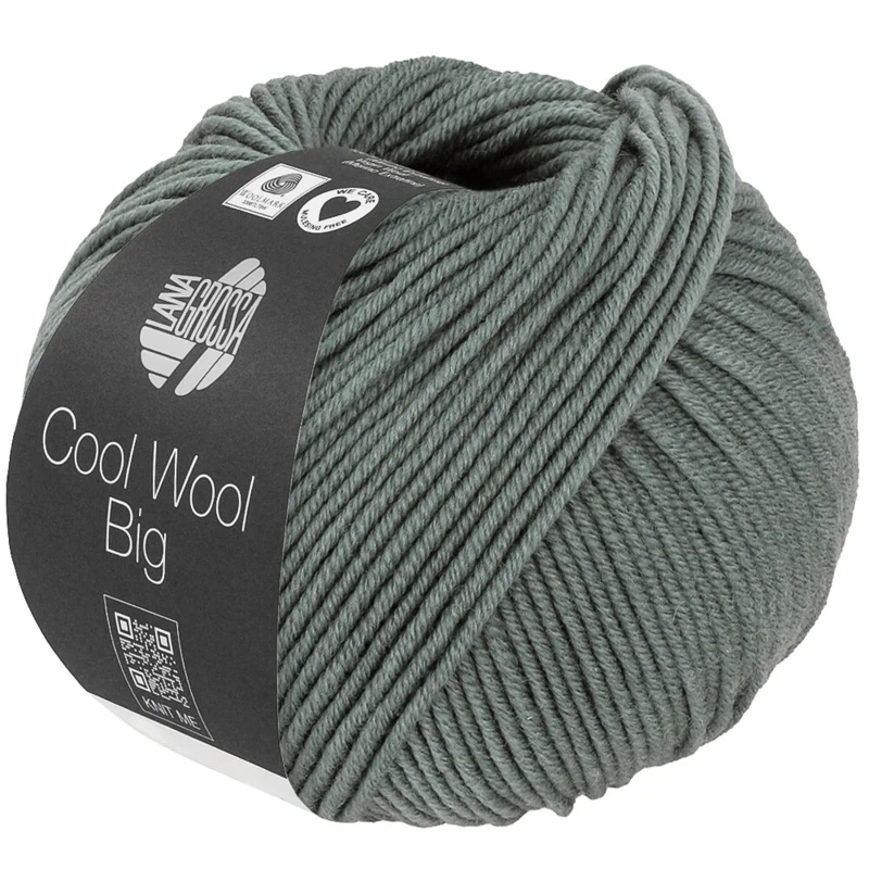 Lana Grossa Cool Wool Big 1040 Verde grisáceo