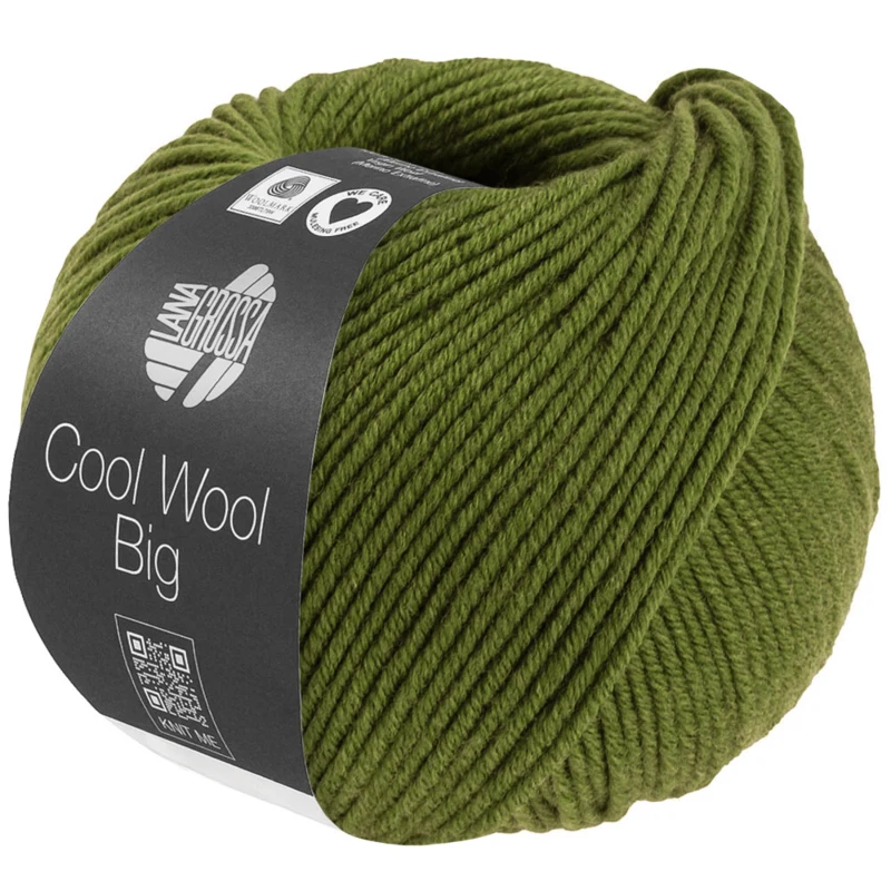 Lana Grossa Cool Wool Big 1706 Oliva jaspeado