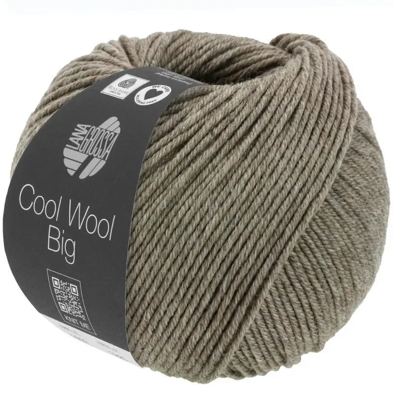 Cool Wool Big 1621 Marrón grisáceo jaspeado
