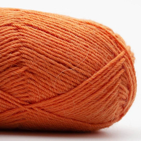 Kremke Soul Wool Edelweiss Alpaka 019 Naranja oscuro