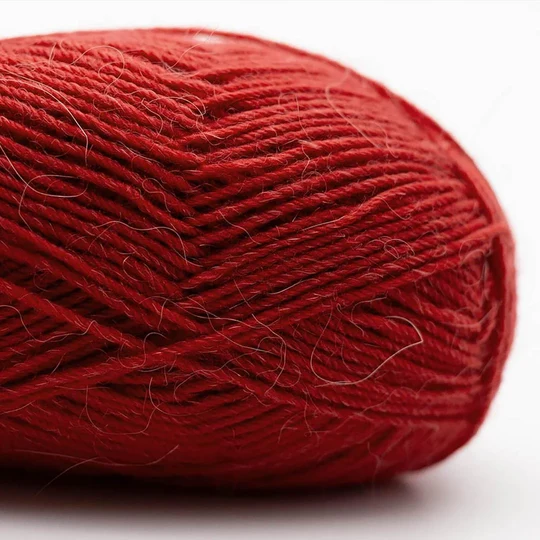 Kremke Soul Wool Edelweiss Alpaka 021 Rojo