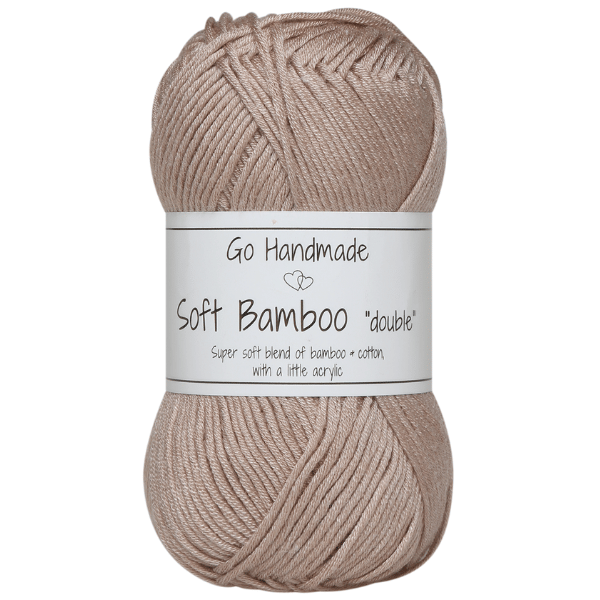 Go Handmade Soft Bamboo Double 17779 Marrón pastel