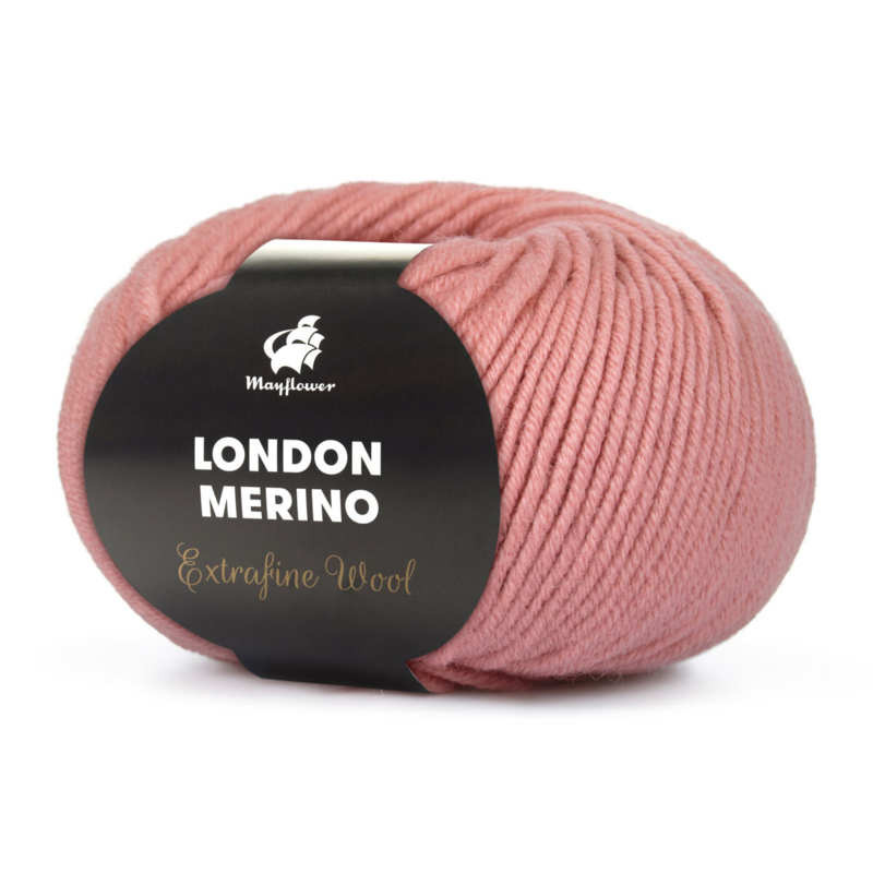 Mayflower London Merino 011 Rosa empolvado