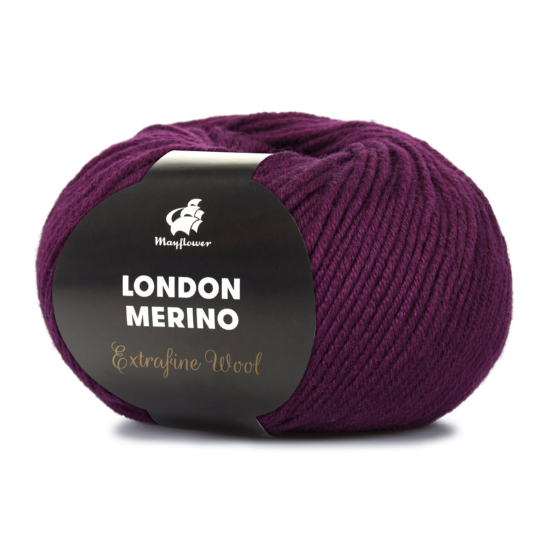 Mayflower London Merino 015 Borgoña