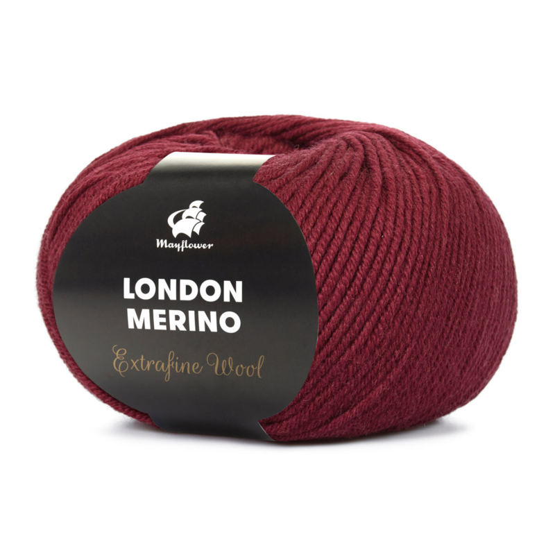 Mayflower London Merino 016 Cereza oscuro