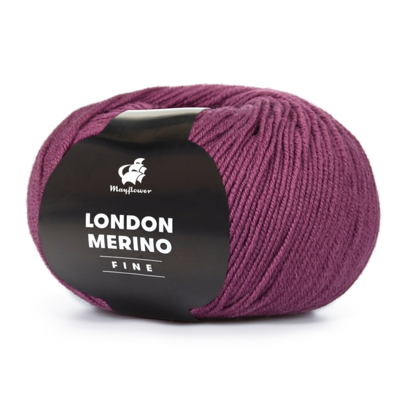 Mayflower London Merino Fine 014 Ciruela viktoria