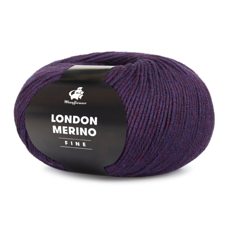 Mayflower London Merino Fine 042 Púrpura oscuro