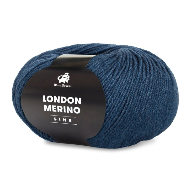 Mayflower London Merino Fine 032 Azul vaquero oscuro