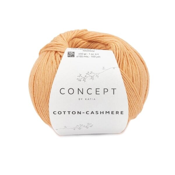 Katia Cotton Cashmere 82 Naranja pastel