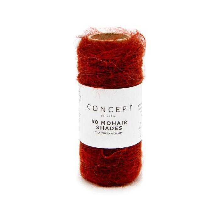 Katia 50 Mohair Shades 50 Marrón terroso