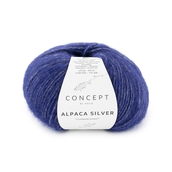 Katia Alpaca Silver 283 Azul oscuro–plata