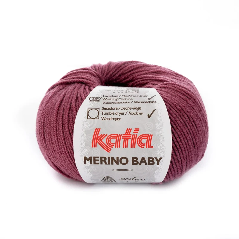 Katia Concept Merino Baby 078 Malva oscuro