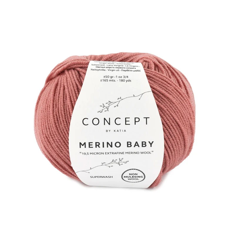 Katia Concept Merino Baby 087 Rosa salmón