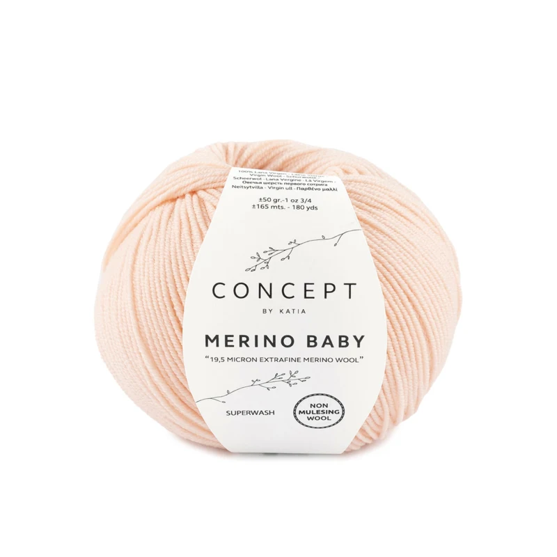 Katia Concept Merino Baby 081 Rosa muy claro