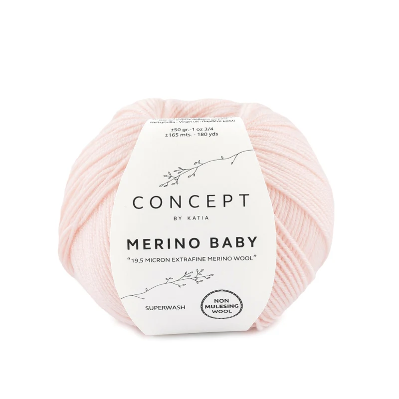 Katia Concept Merino Baby 007 Rosa muy claro