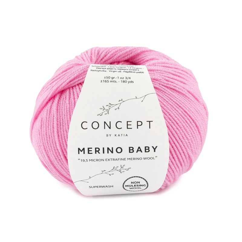 Katia Concept Merino Baby 058 Chicle