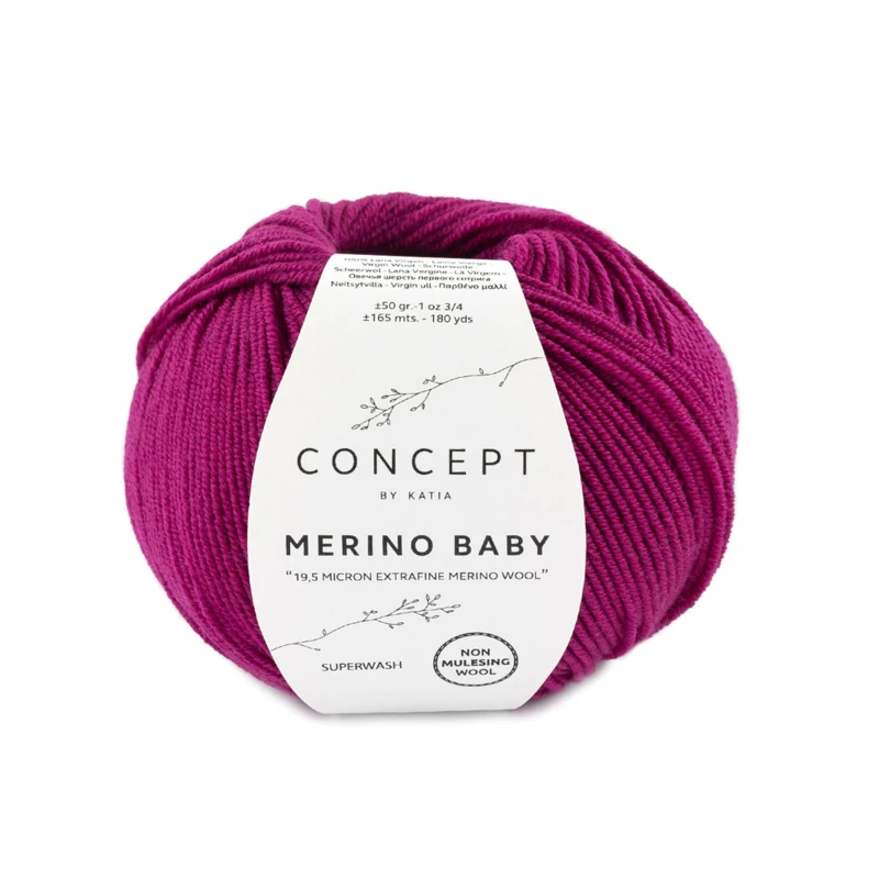 Katia Concept Merino Baby 061 Fucsia oscuro