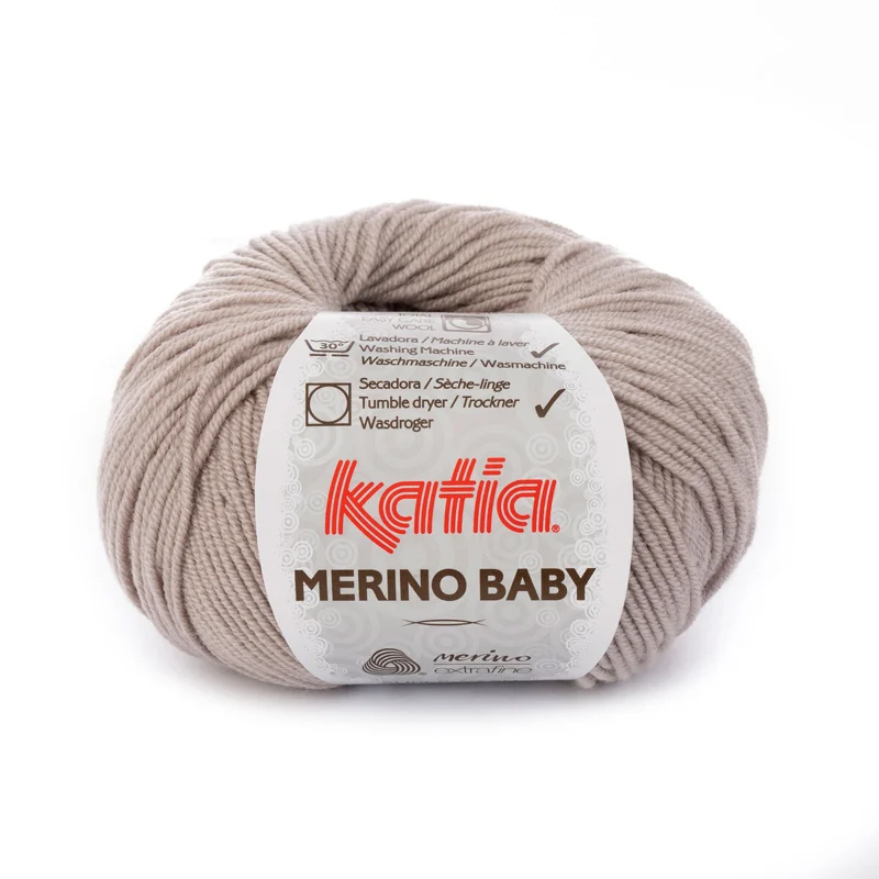 Katia Merino Baby 082 Gris piedra