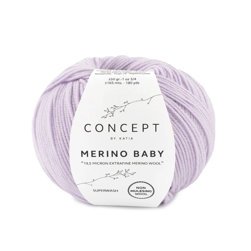 Katia Concept Merino Baby 066 Malva claro