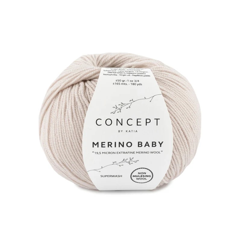 Katia Concept Merino Baby 027 Beige claro