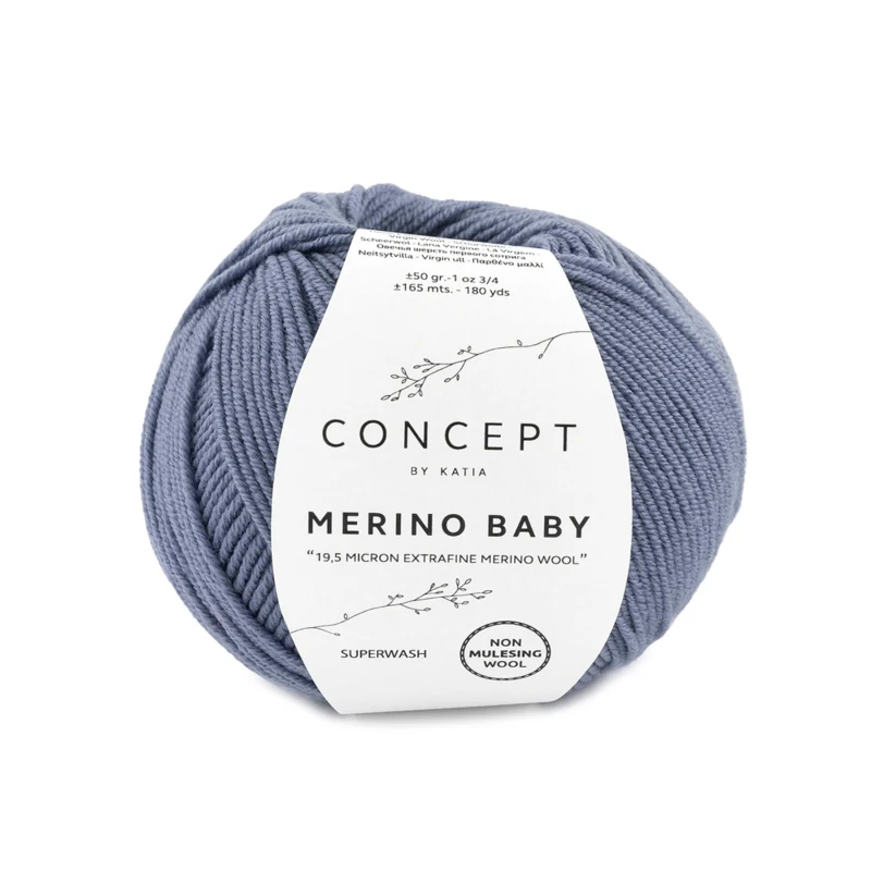 Katia Concept Merino Baby 067 Gris oscuro