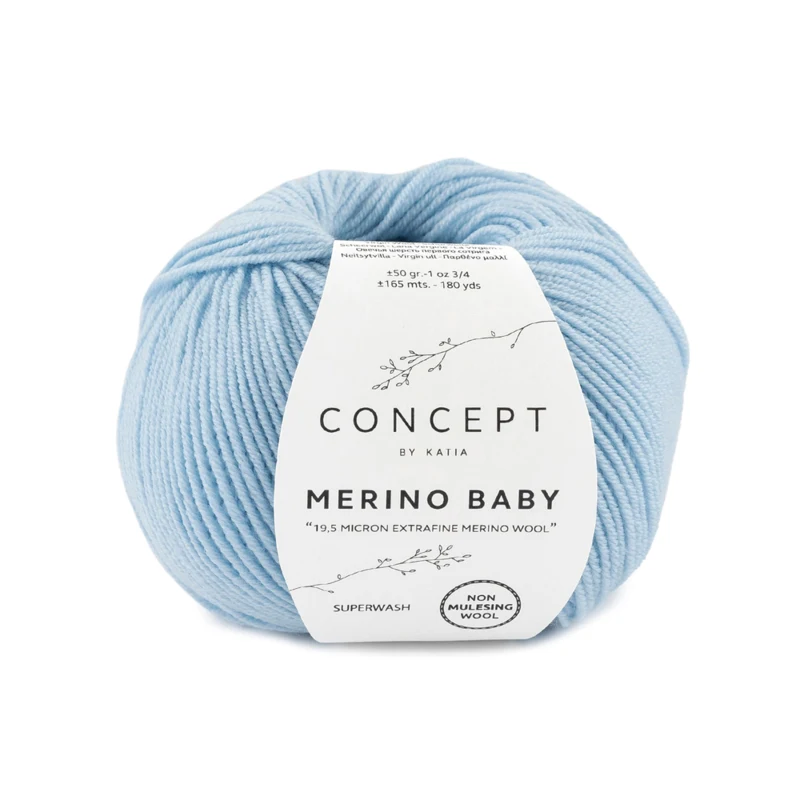 Katia Concept Merino Baby 008 Azul cielo