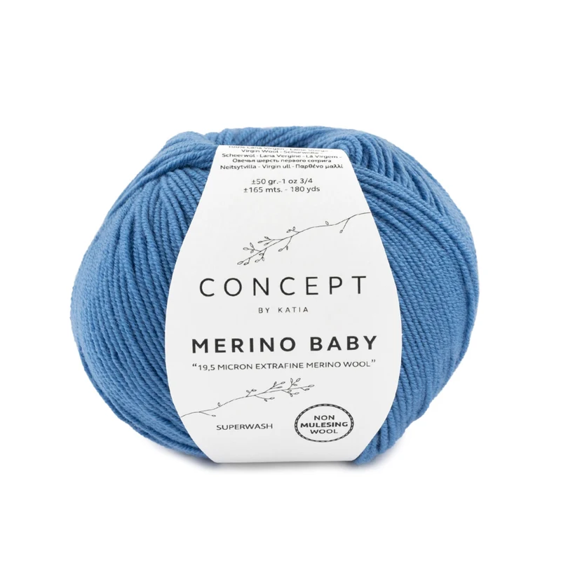Katia Concept Merino Baby 044 Azul medio