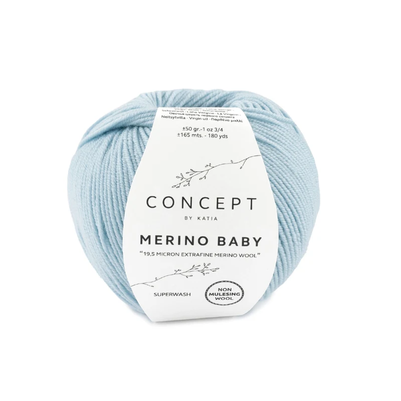 Katia Concept Merino Baby 080 Vaqueros claros