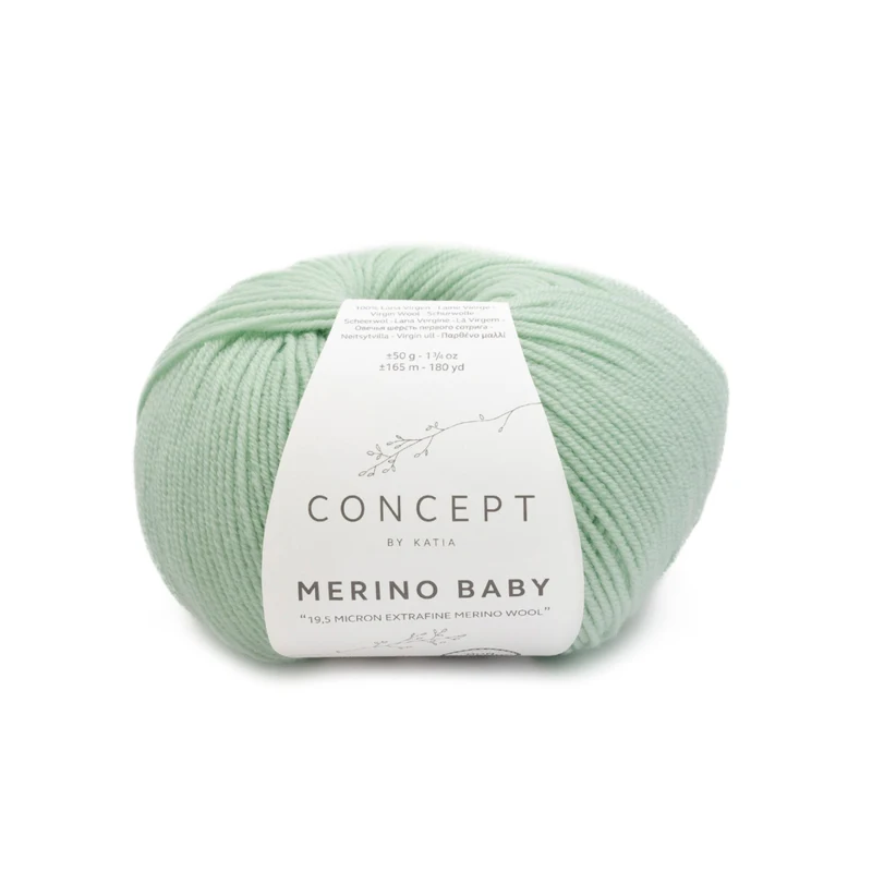 Katia Concept Merino Baby 156 Verde pastel