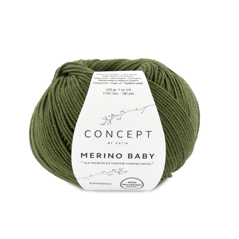 Katia Concept Merino Baby 026 Verde oscuro