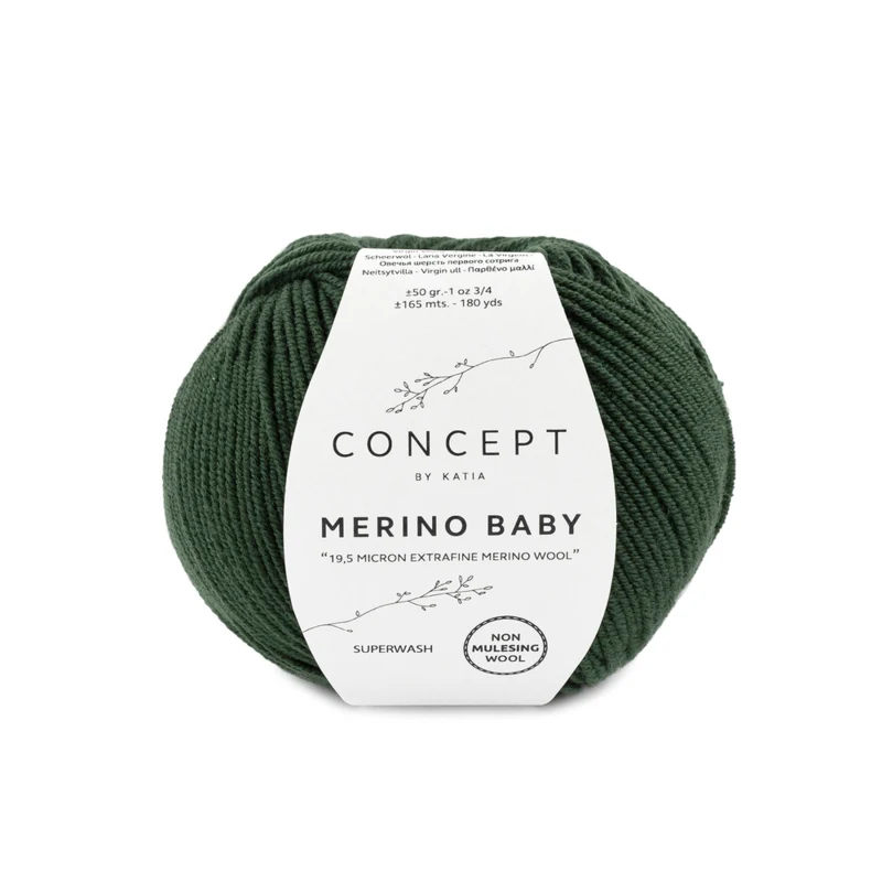 Katia Concept Merino Baby 085 Verde oscuro